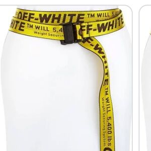 Off-White industrial Yellow Belt